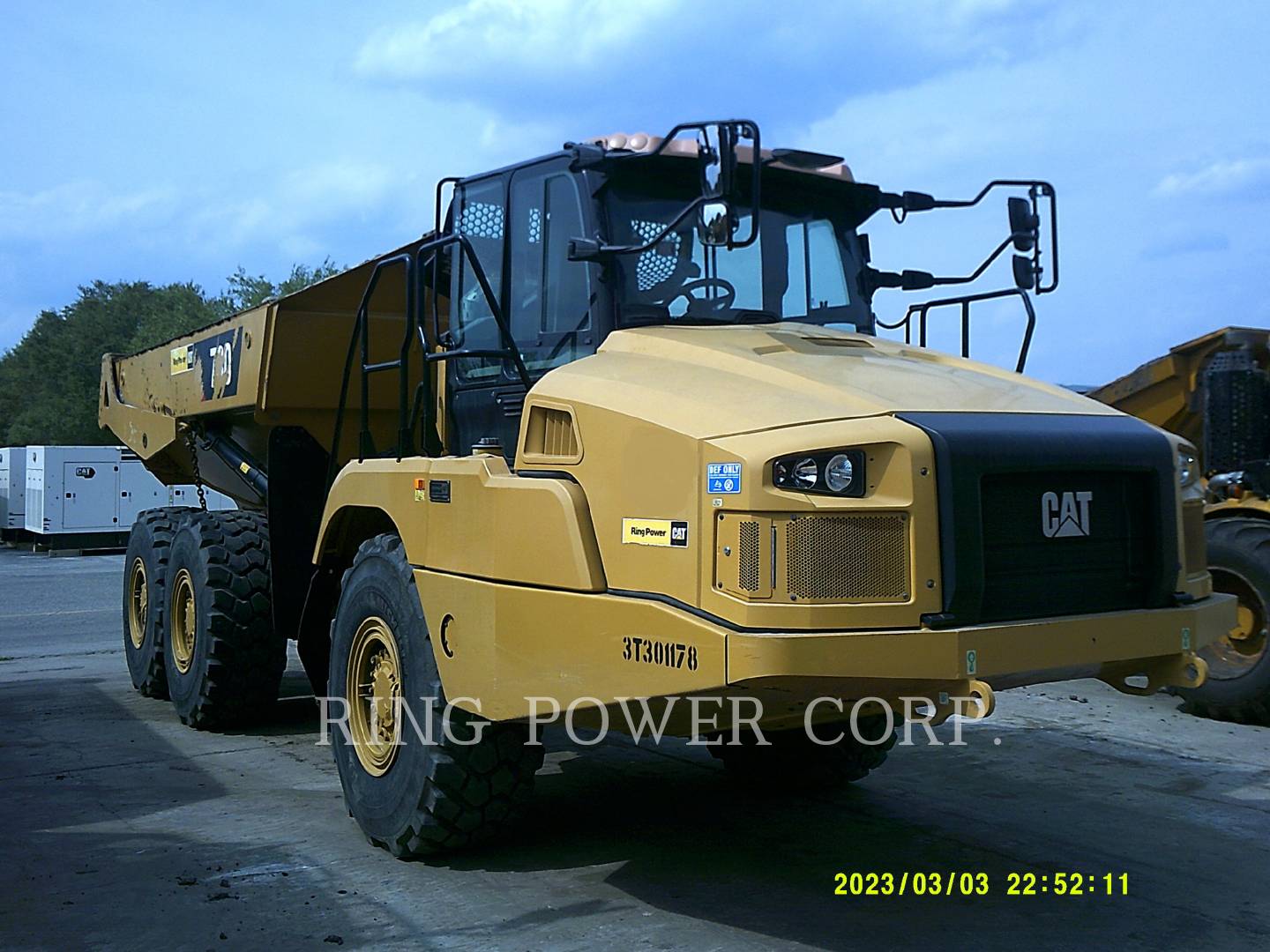 2020 Caterpillar 730TG Articulated Truck