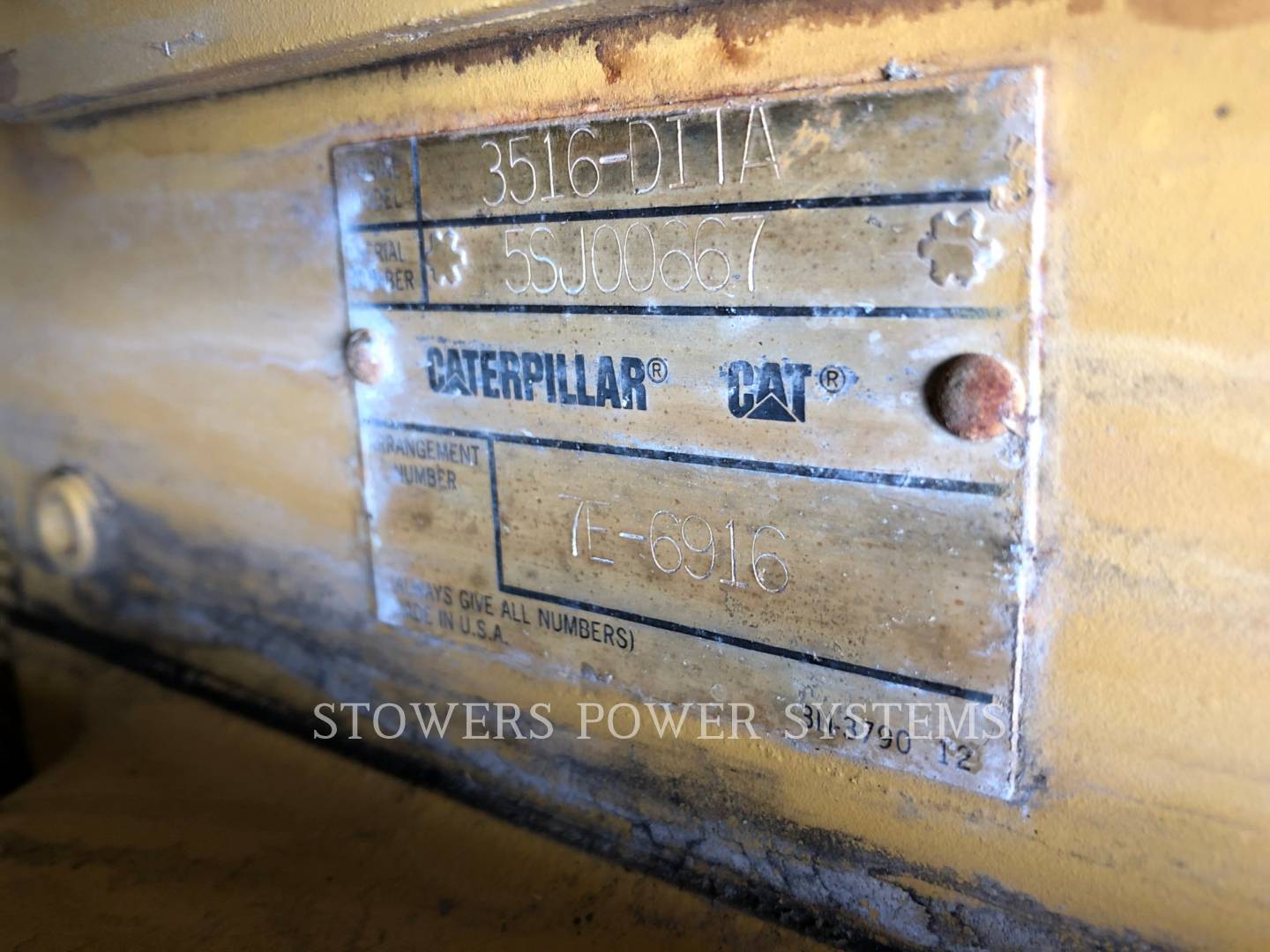 1999 Caterpillar 3516 DITA Power Plant