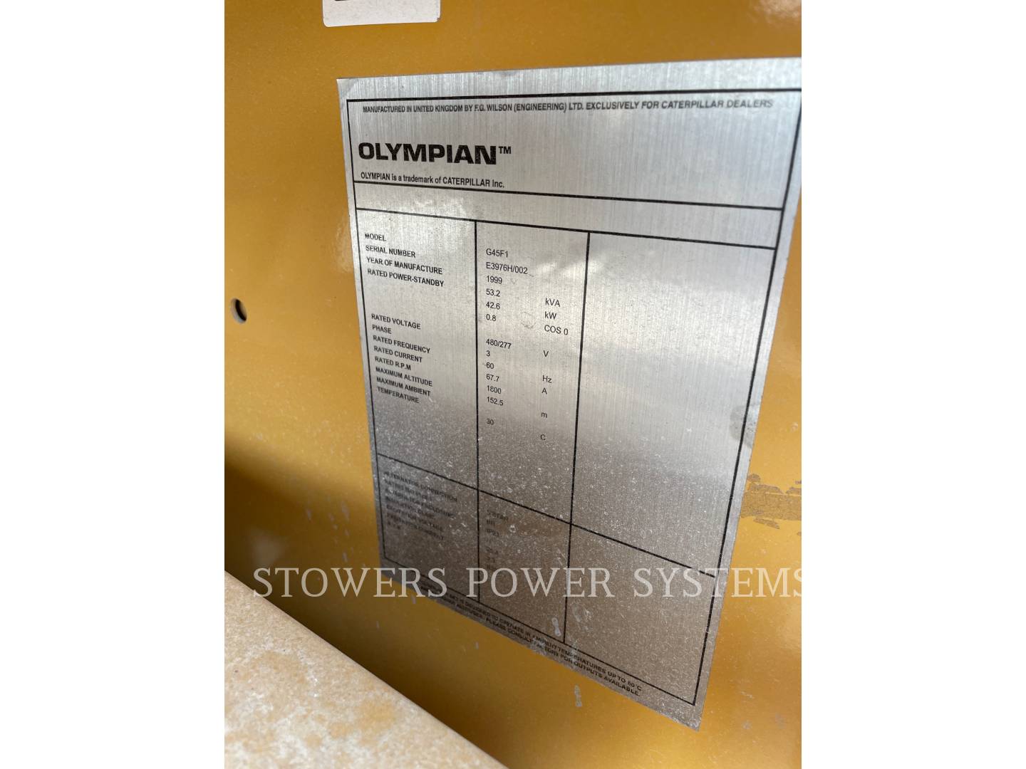 1999 Olympian G45F1 Misc