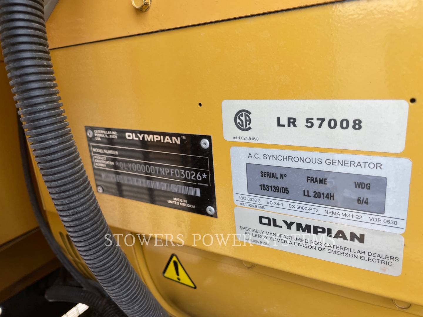 2003 Olympian D60P3 Power Plant