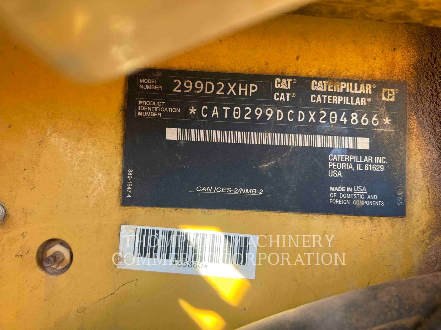 2019 Caterpillar 299D2XHP Misc