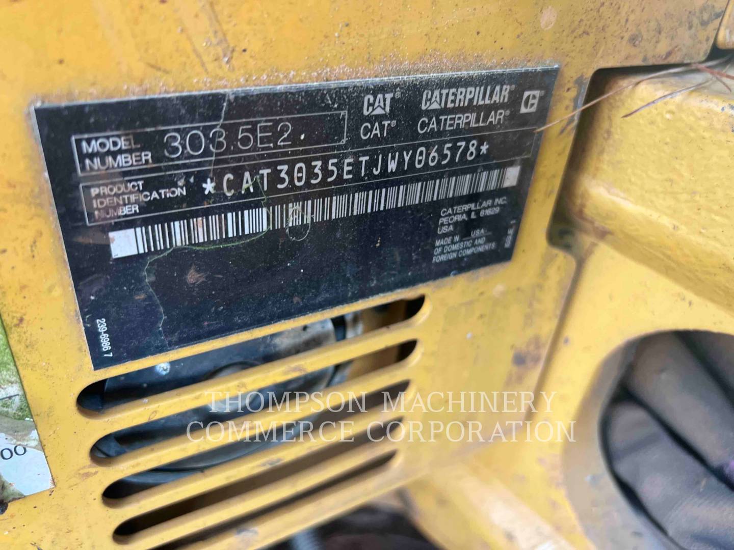 2020 Caterpillar 303.5E2CR Excavator