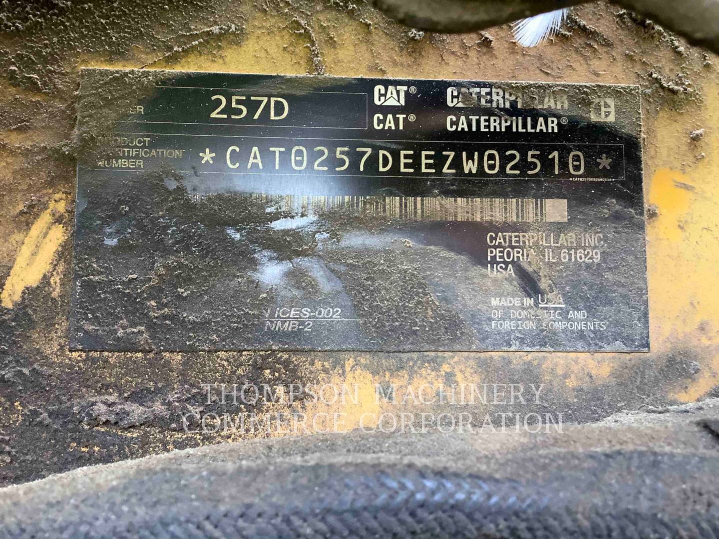 2018 Caterpillar 257D Misc