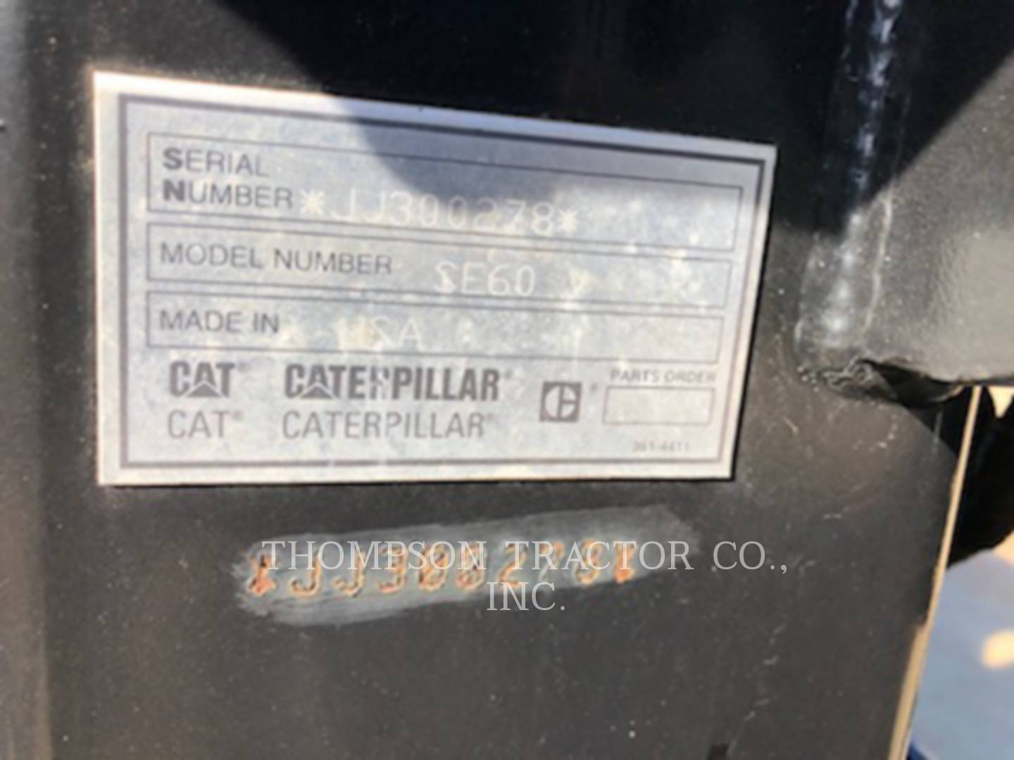 2015 Caterpillar SE60V Misc