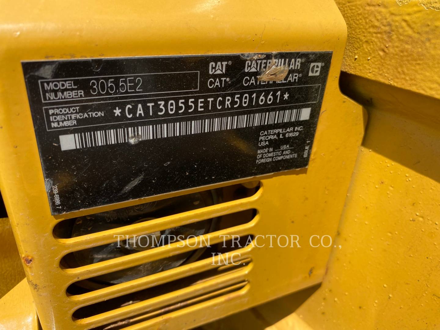 2016 Caterpillar 305.5E2CR Excavator