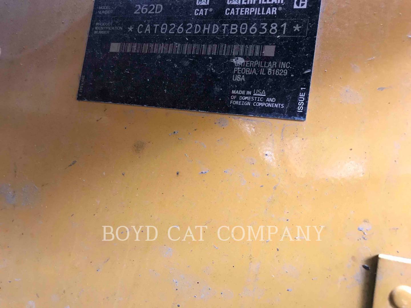 2017 Caterpillar 262D Skid Steer Loader