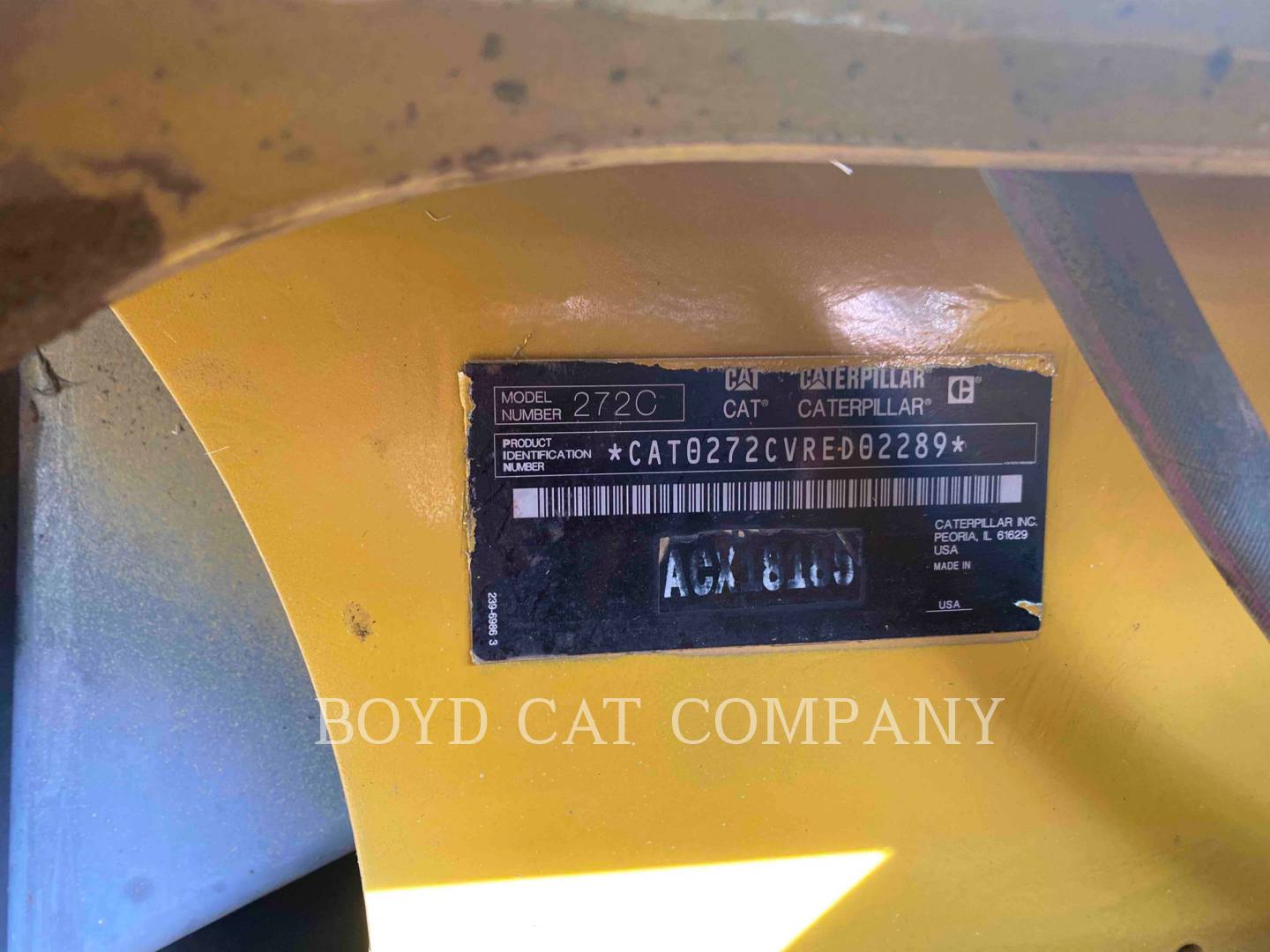 2011 Caterpillar 272C Skid Steer Loader