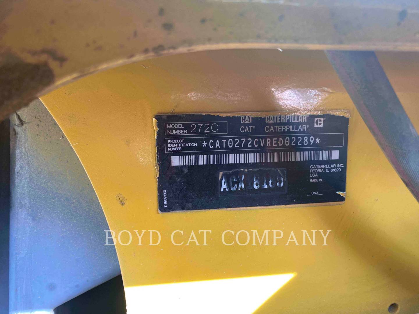 2011 Caterpillar 272C Skid Steer Loader