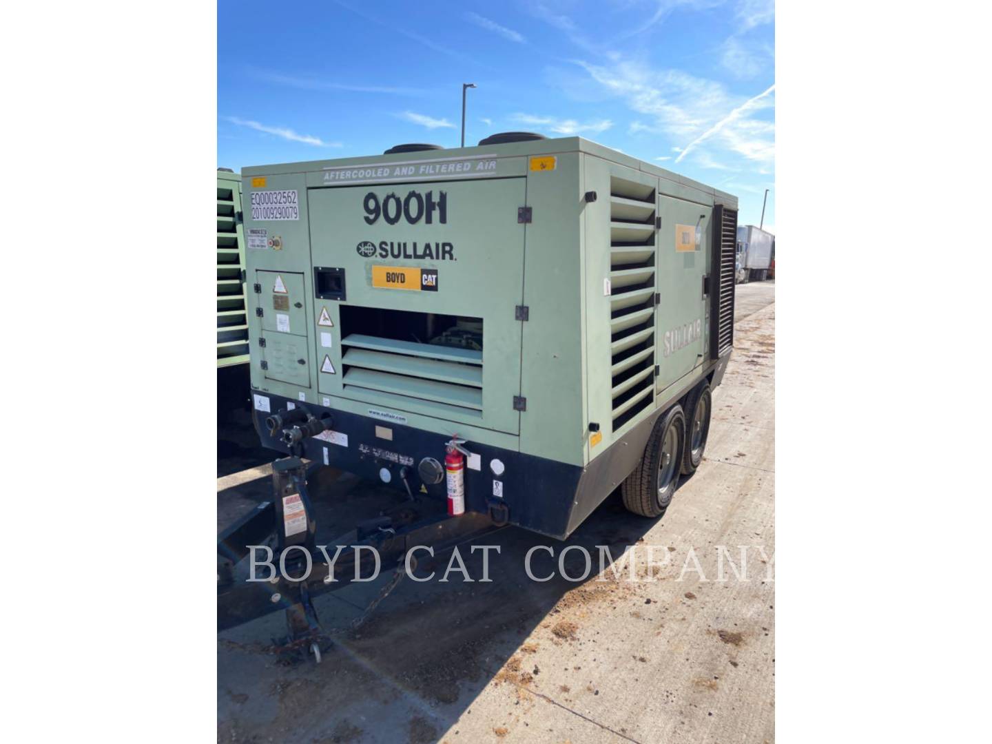 2010 Sullair 900HAF S83 Air Compressor