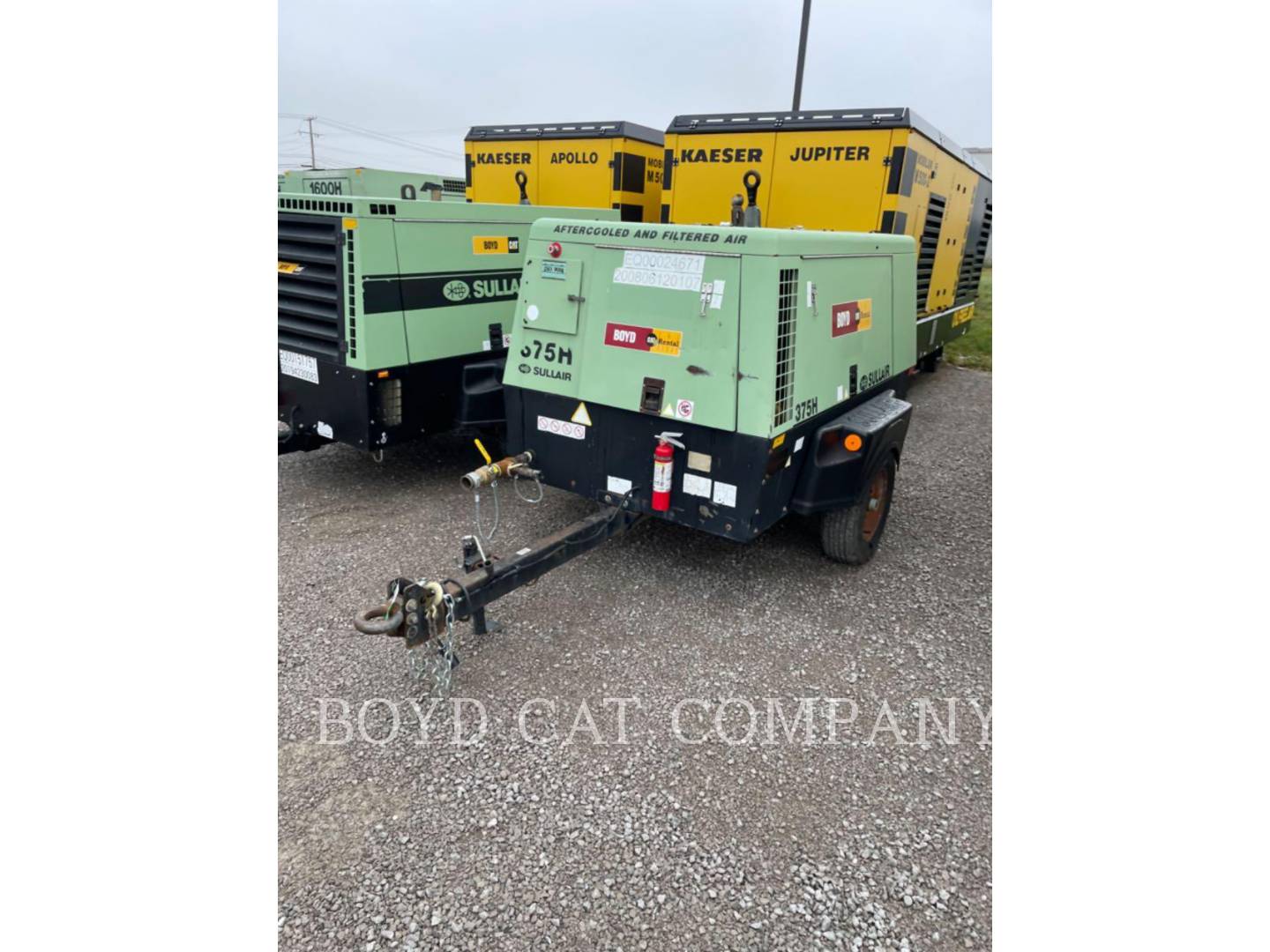 2008 Sullair 375HAF S83 Air Compressor