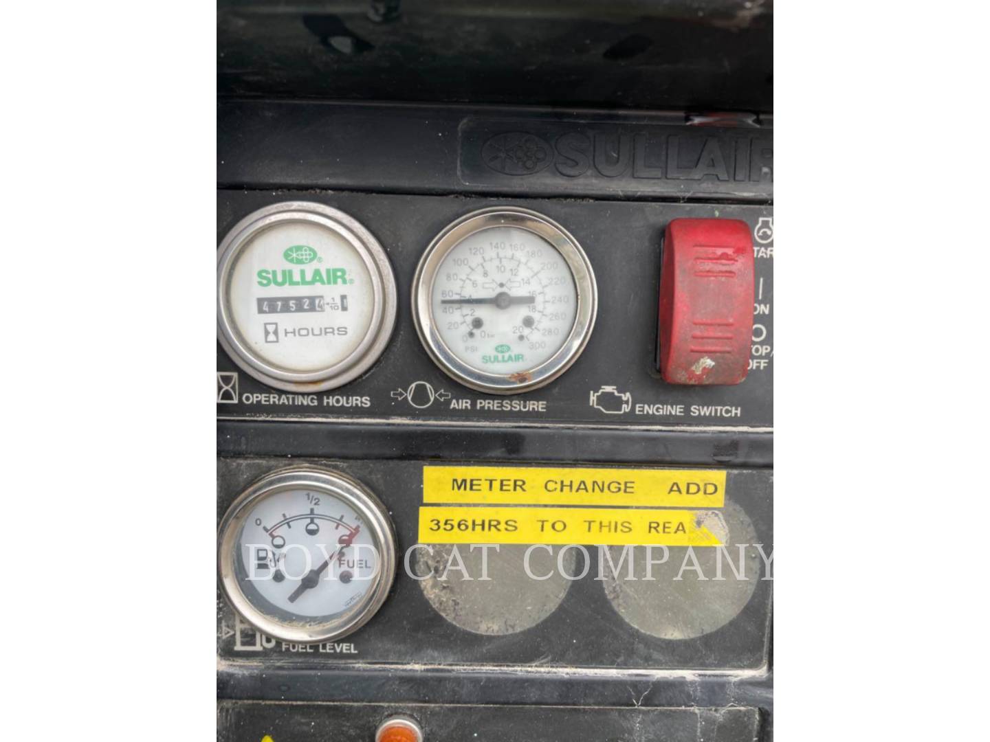 2008 Sullair 375HAF S83 Air Compressor