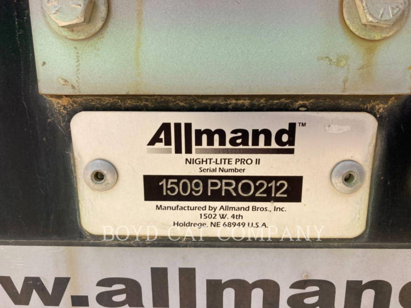 2012 Allmand NLPRO II ALM Light Tower