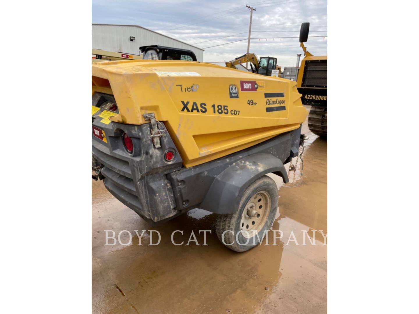 2016 Atlas 185CFM A58 Air Compressor