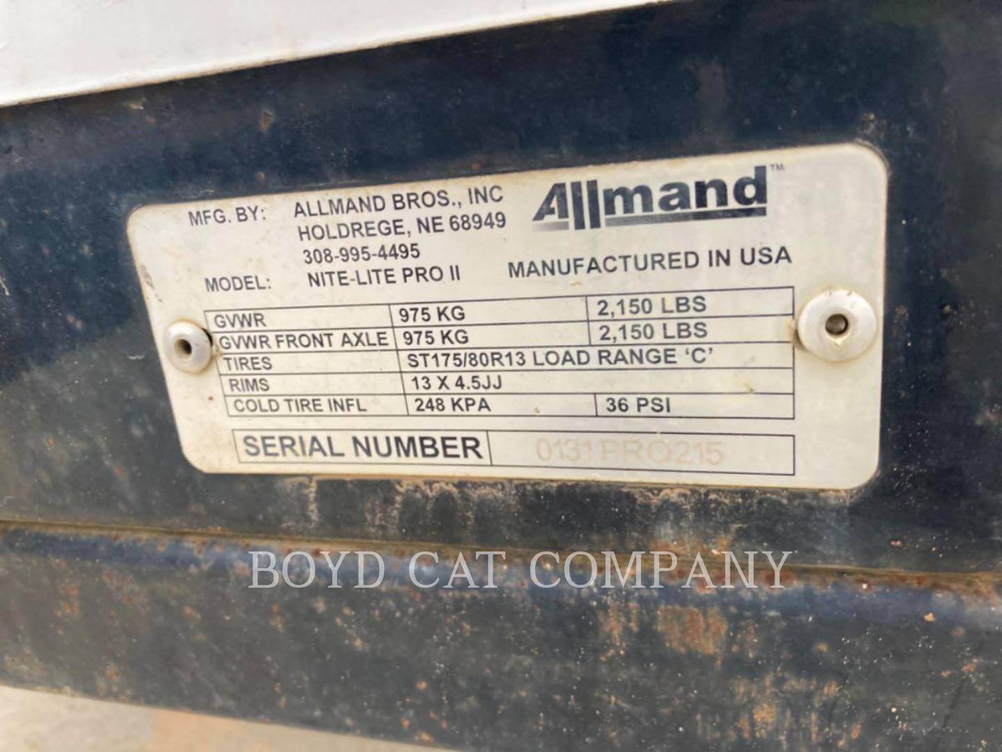 2014 Allmand NLPRO II ALM Light Tower