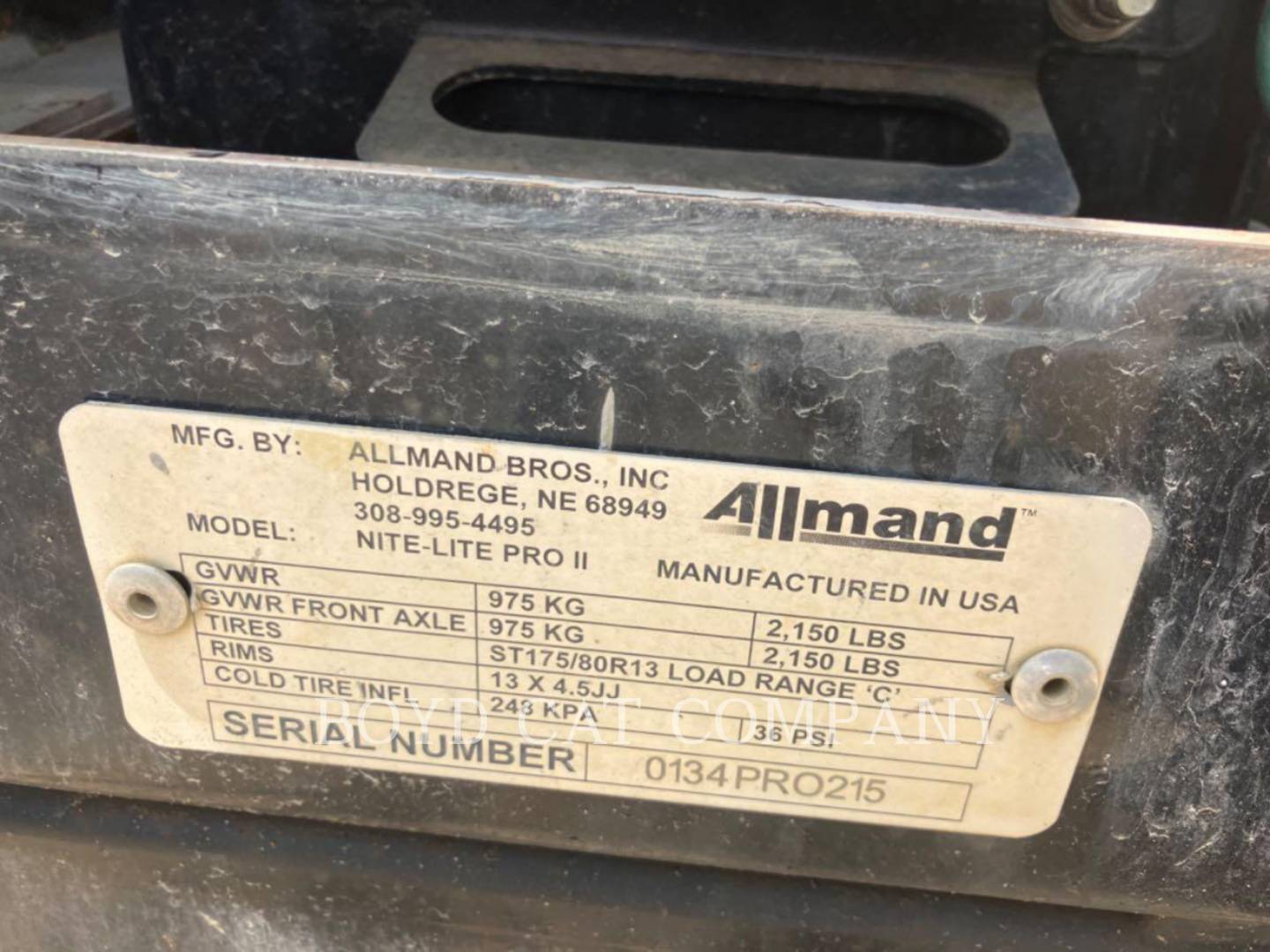 2014 Allmand NLPRO II ALM Light Tower