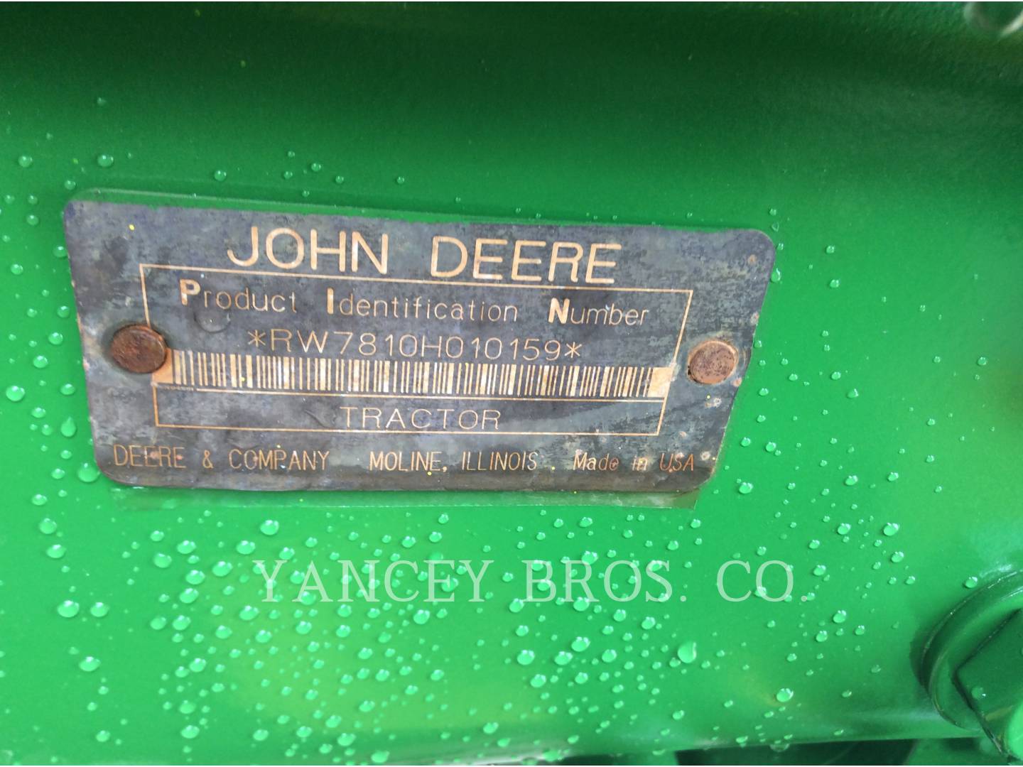 1998 John Deere 7810 Tractor