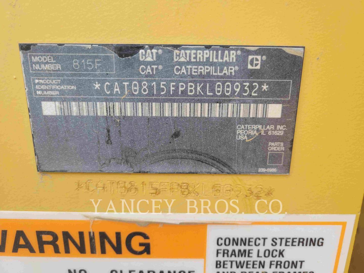 2006 Caterpillar 815F Compactor