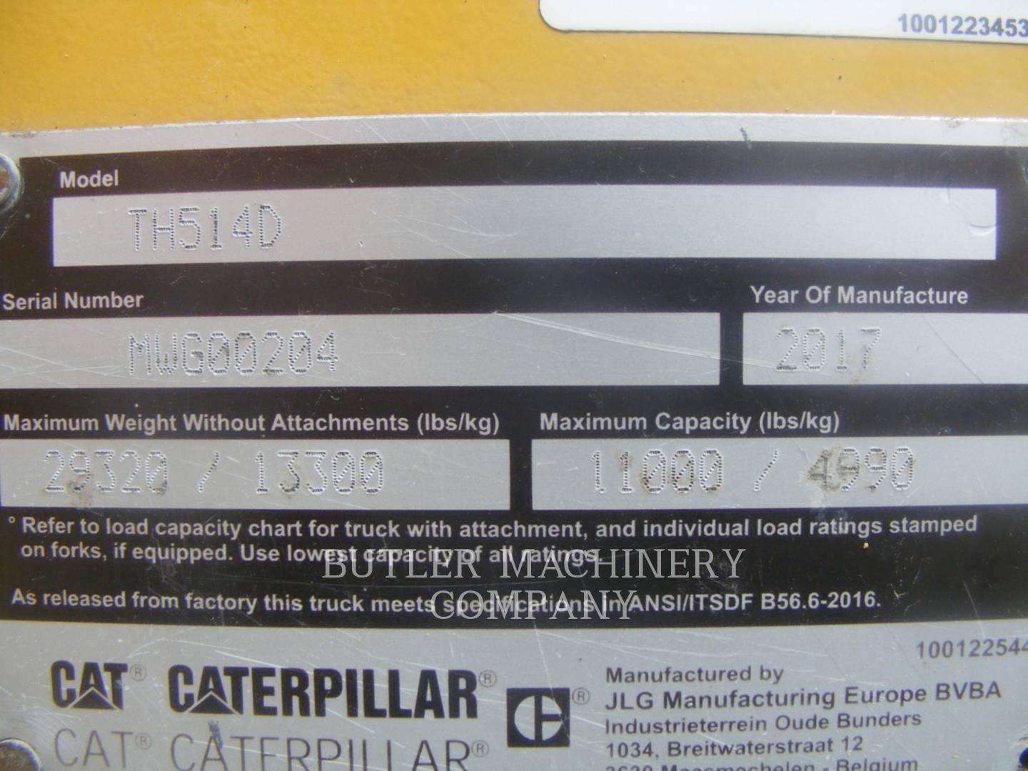 2018 Caterpillar TH 514 D TeleHandler