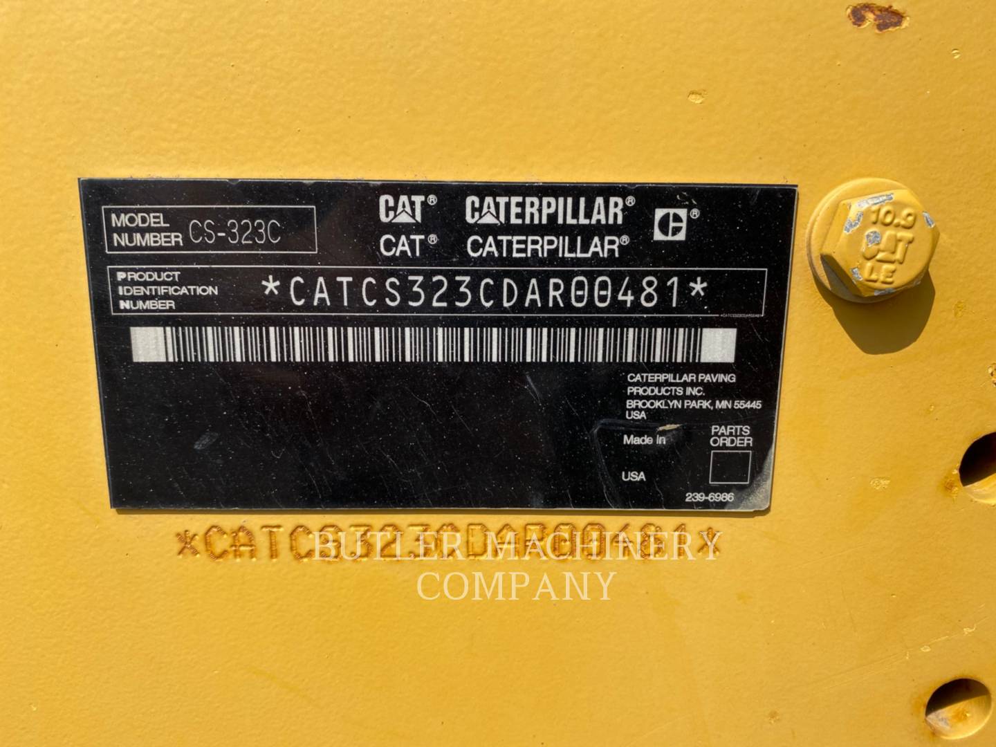 2008 Caterpillar CS-323C Paver