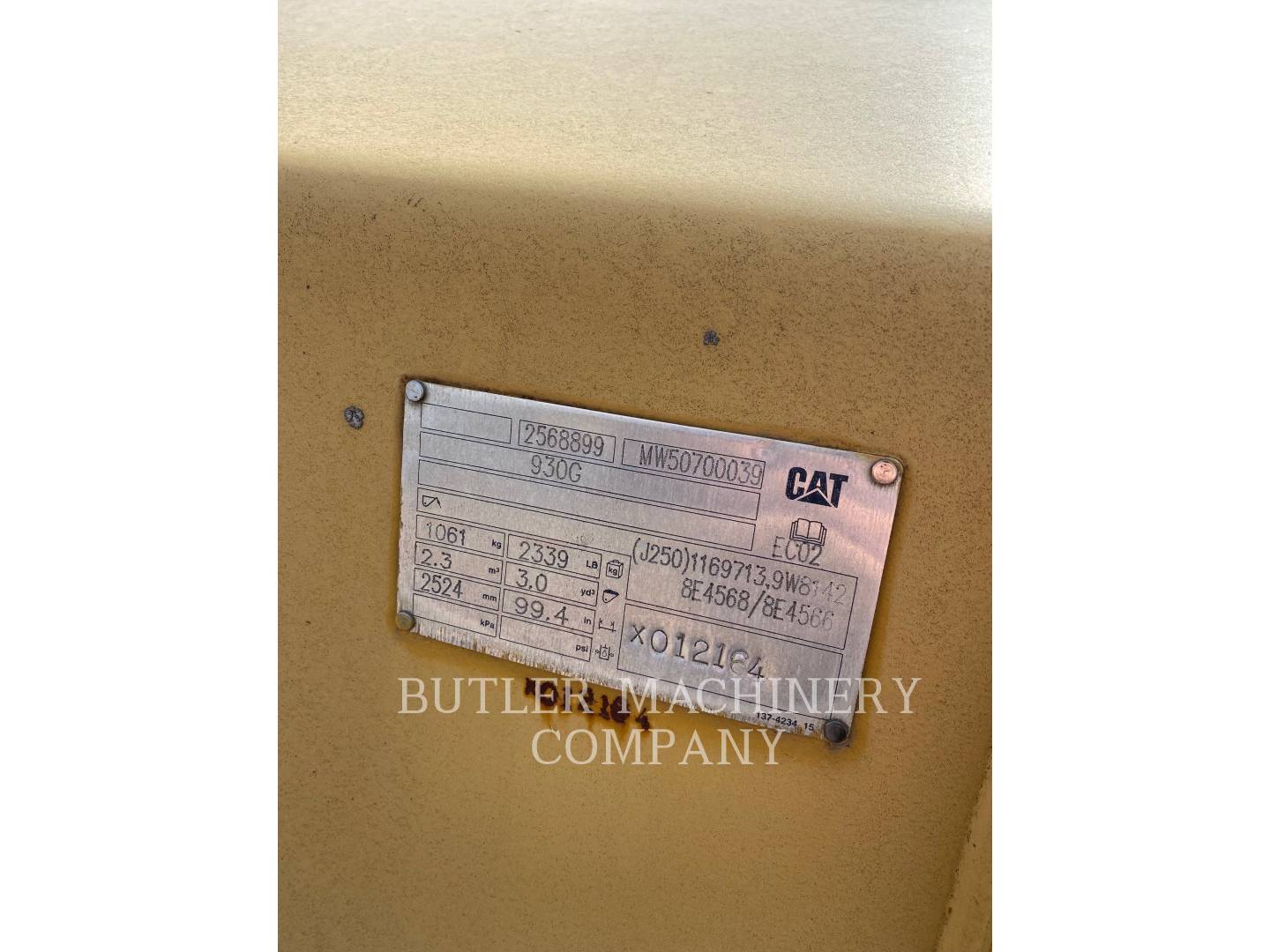 Caterpillar 930H 2.9PO Bucket