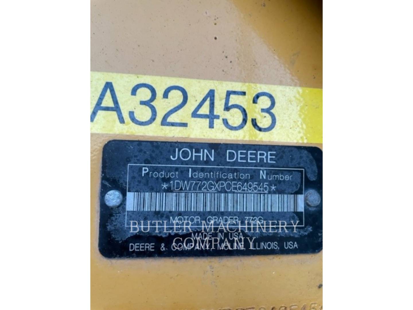 2013 John Deere 772G Grader - Road