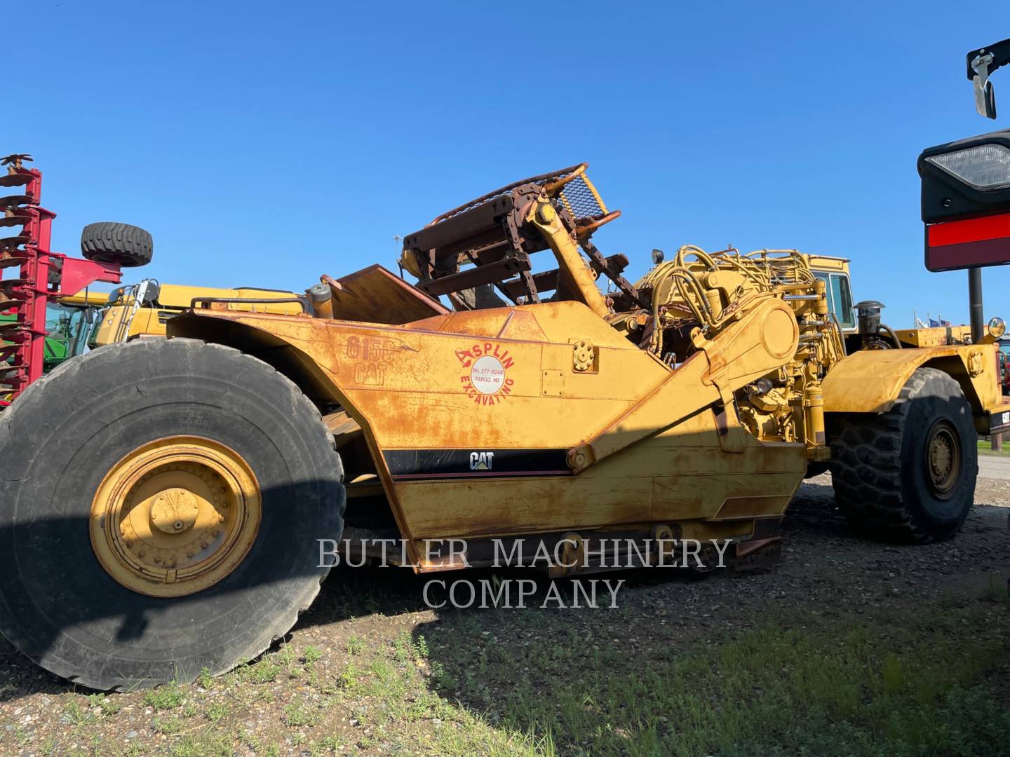 1990 Caterpillar 615C Wheel Tractor