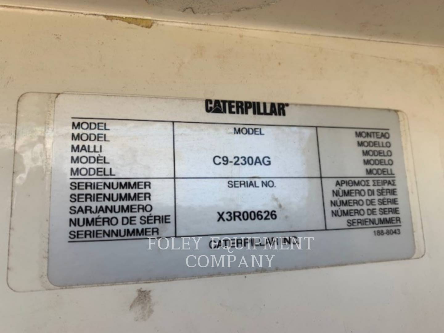 2007 Caterpillar XQ230 Generator