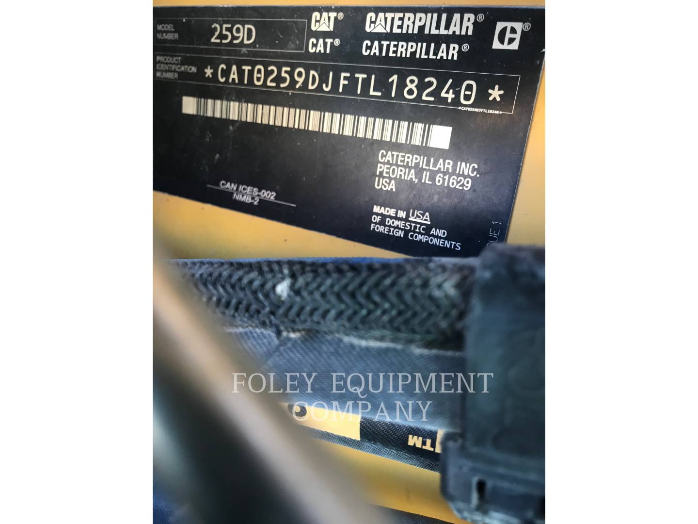 2018 Caterpillar 259DSTD2CA Skid Steer Loader
