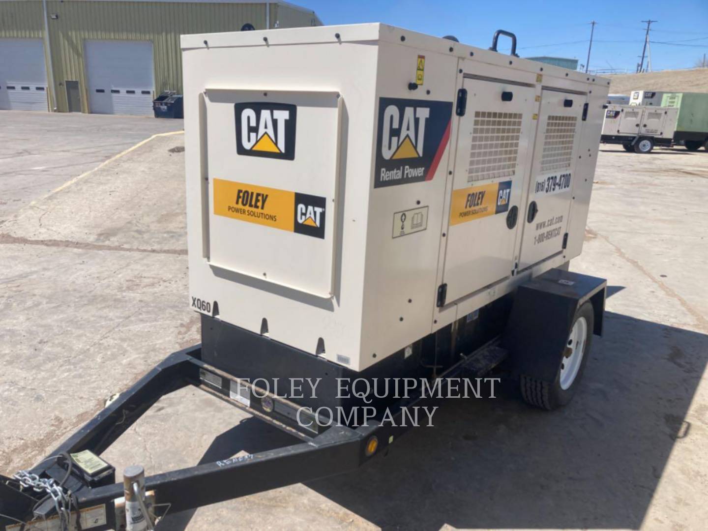 2018 Caterpillar XQ60KVA Generator