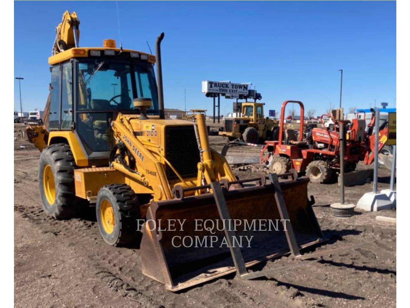 1991 John Deere 310D Tractor Loader Backhoe for sale in WICHITA, KS