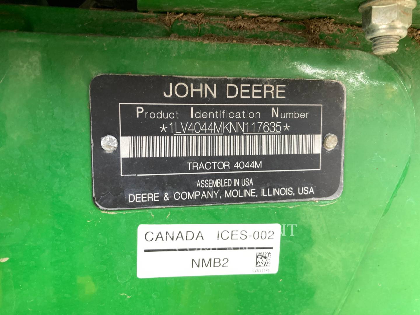 2022 John Deere 4044M Skid Steer Loader