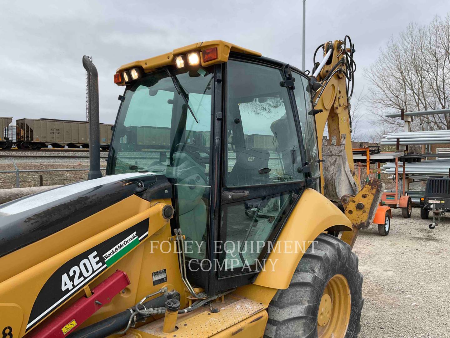 2007 Caterpillar 420E Tractor Loader Backhoe