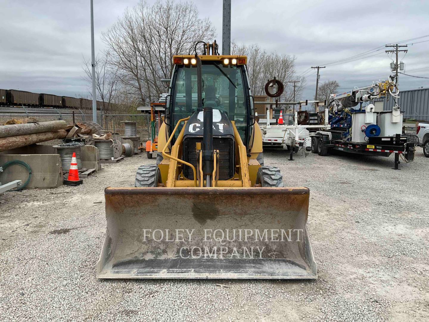 2007 Caterpillar 420E Tractor Loader Backhoe