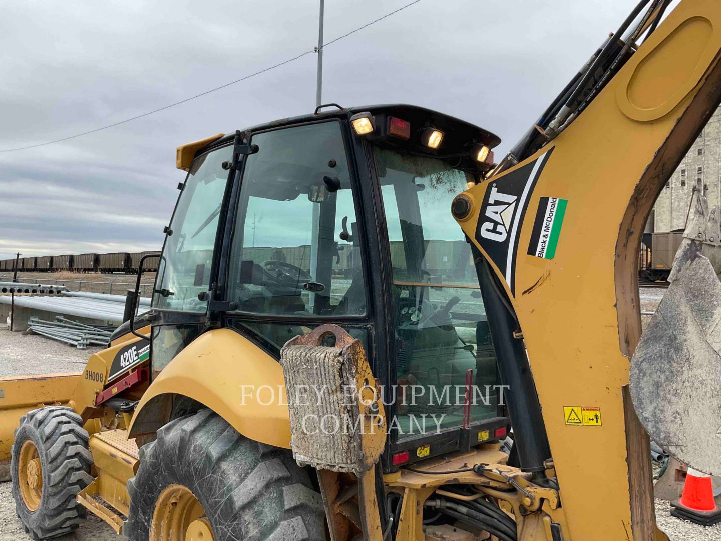 2007 Caterpillar 420E Tractor Loader Backhoe