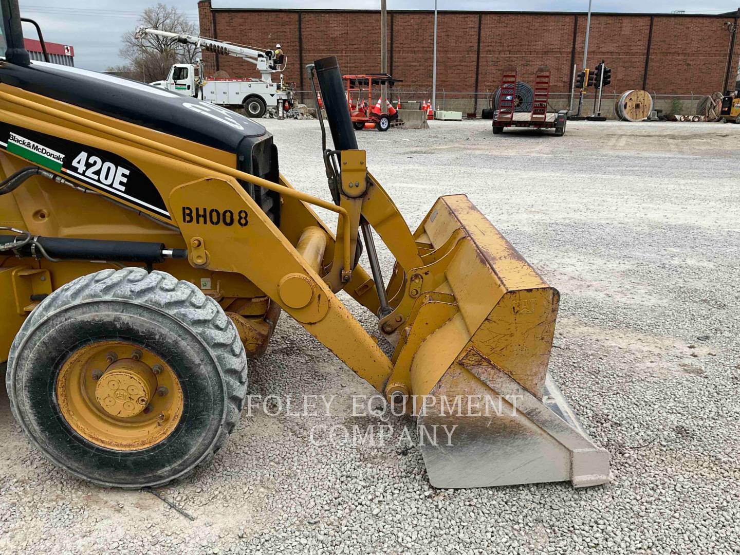 2007 Caterpillar 420E Tractor Loader Backhoe