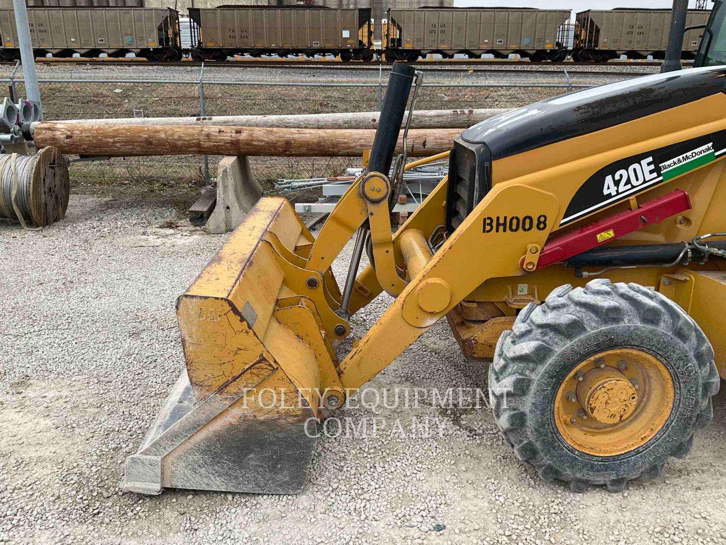 2007 Caterpillar 420E Tractor Loader Backhoe