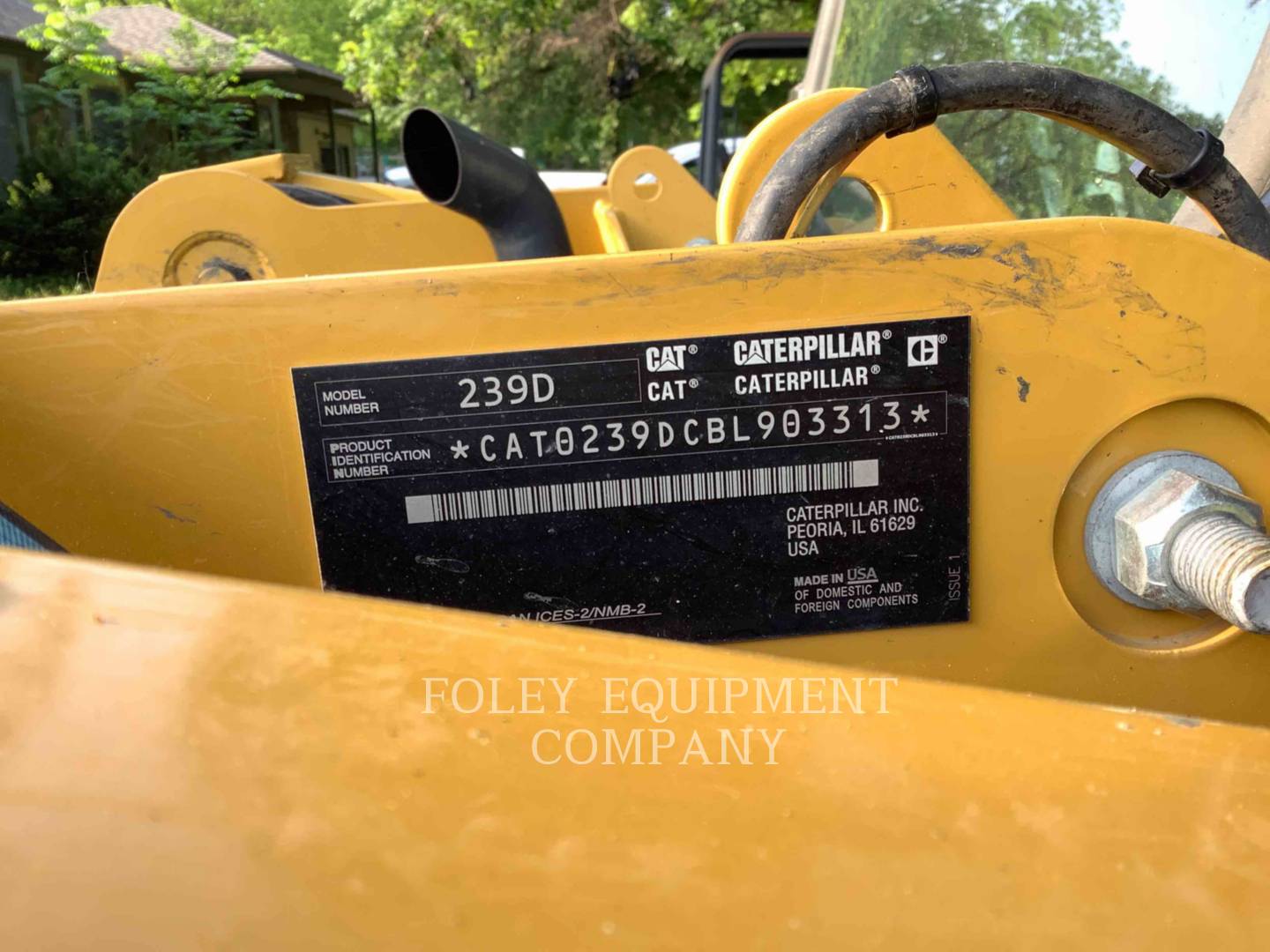 2019 Caterpillar 239DSTD1CA Skid Steer Loader