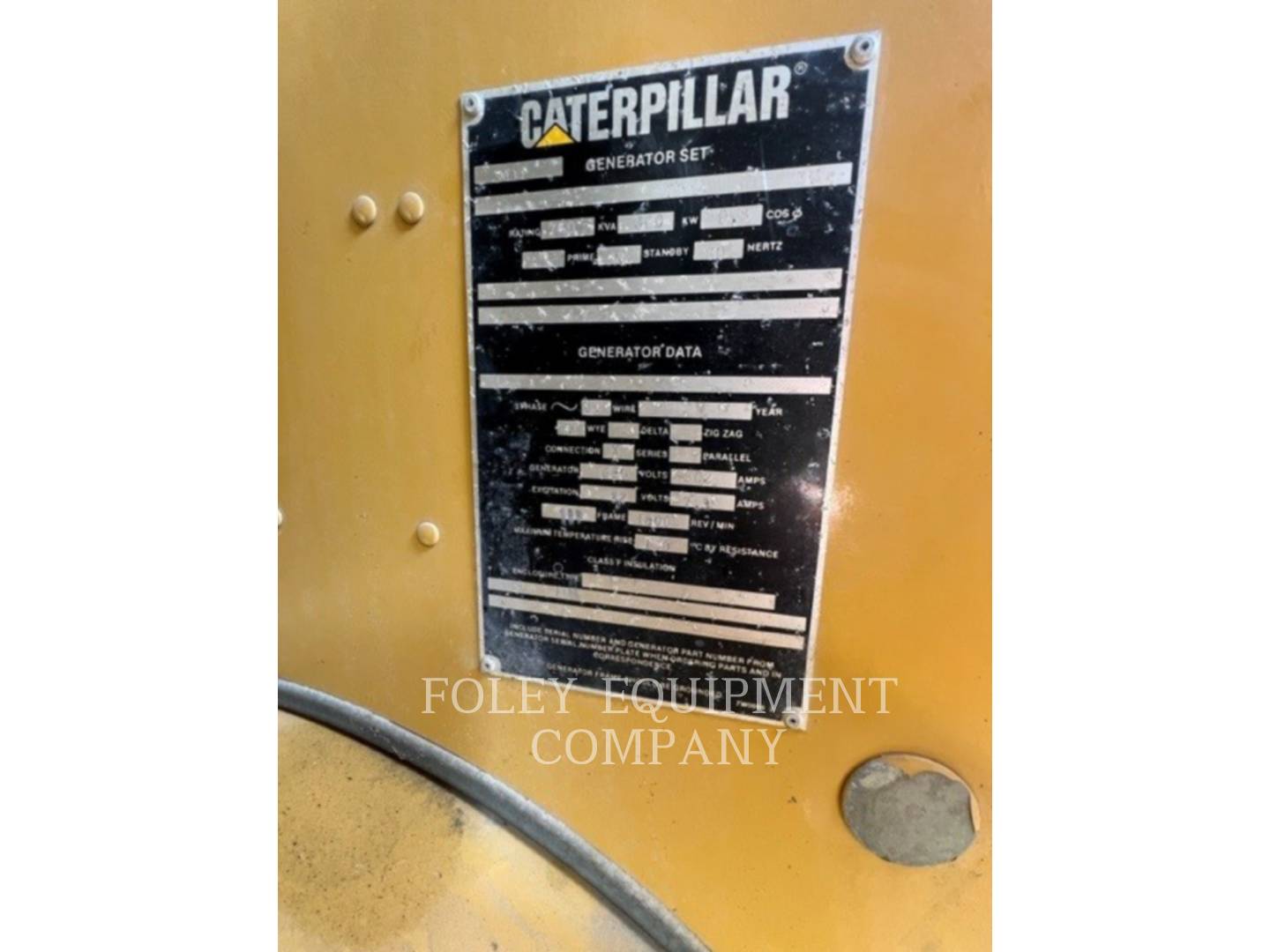 1993 Caterpillar 3412CEP Generator