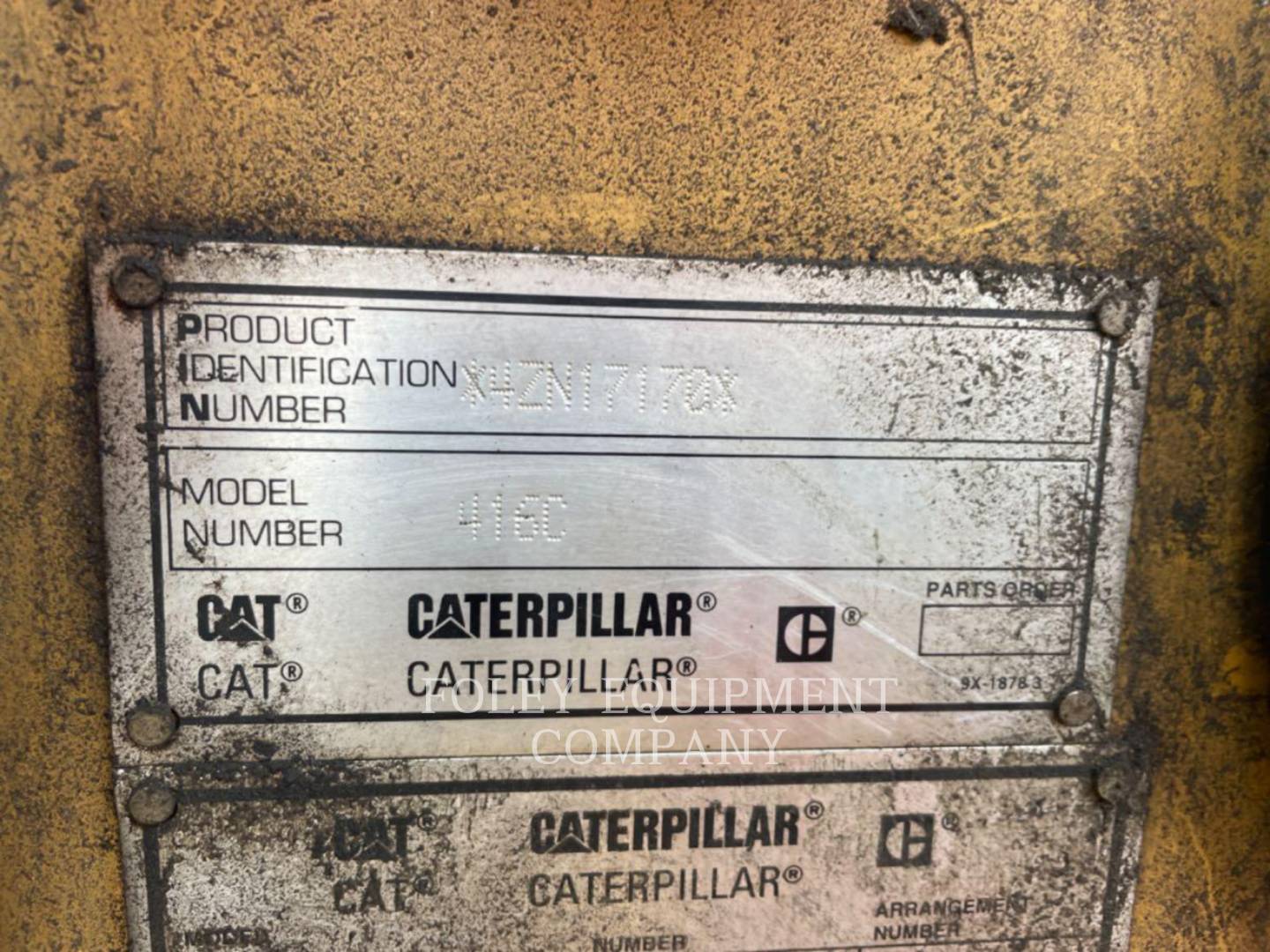 1999 Caterpillar 416C Tractor Loader Backhoe