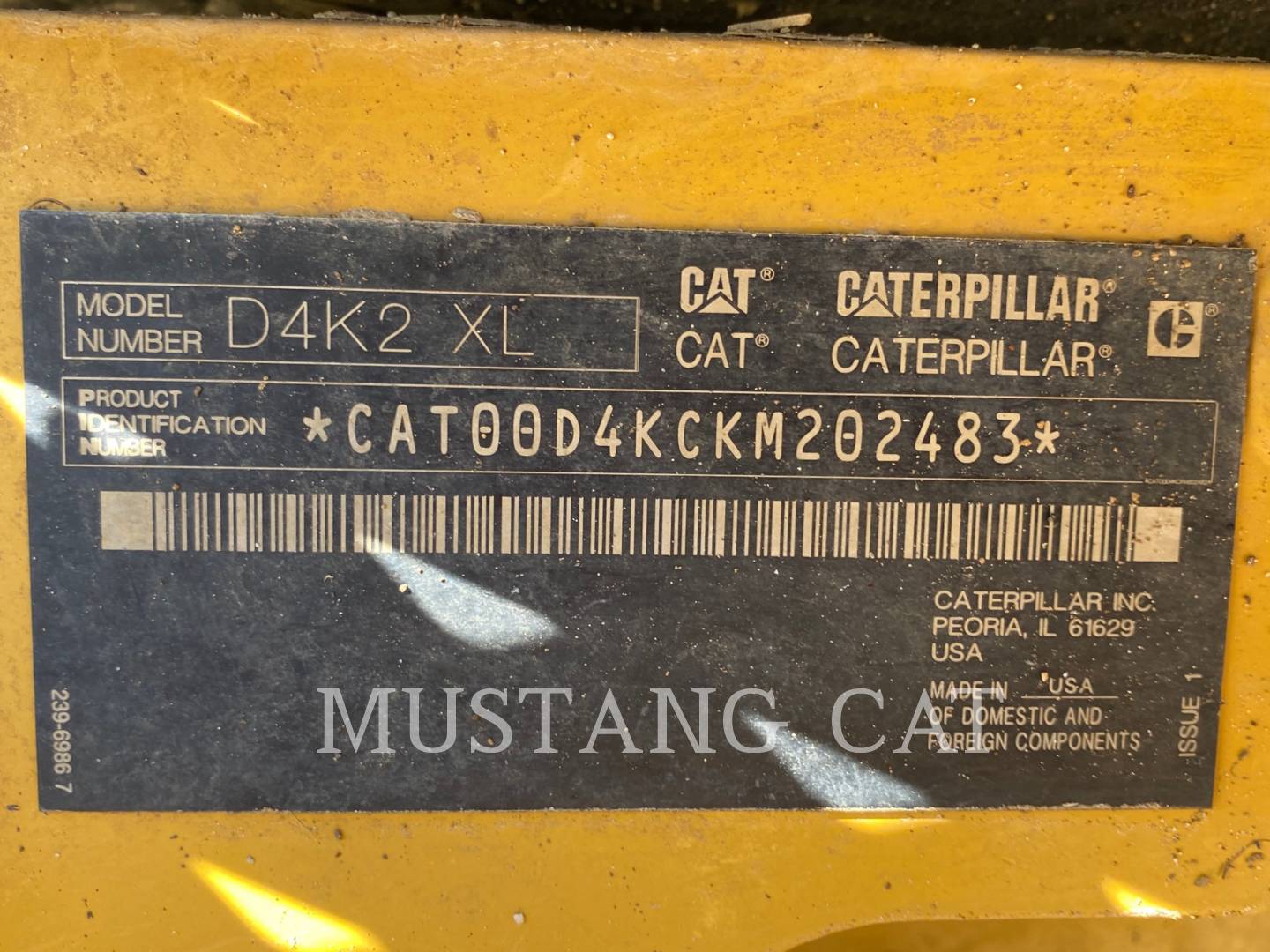 2018 Caterpillar D4K2 XL OR Dozer