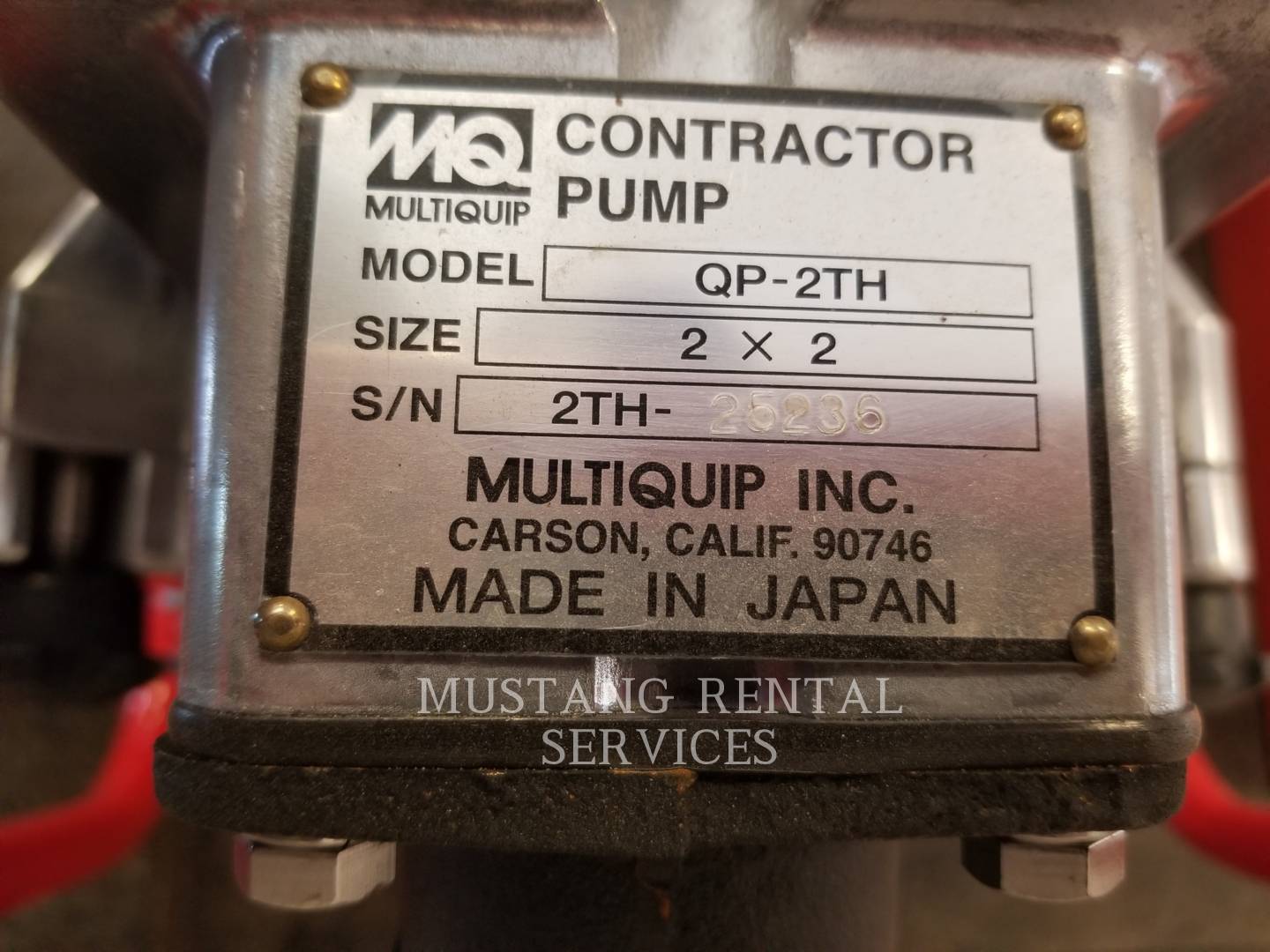 2019 Multiquip QP2TH Pumps