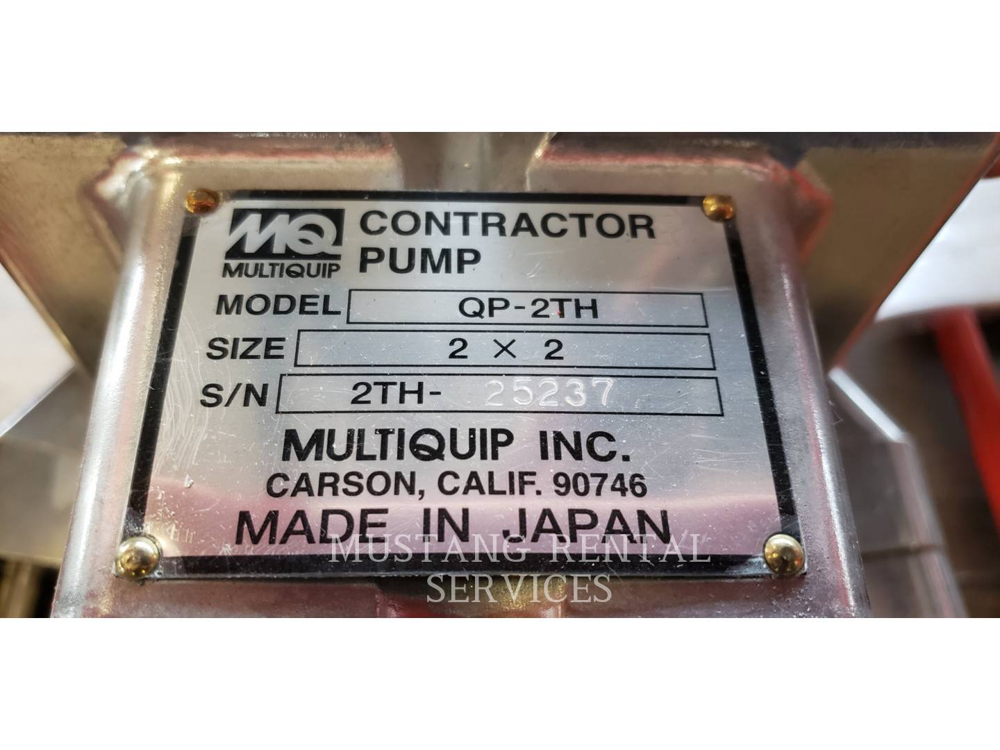 2019 Multiquip QP2TH Pumps