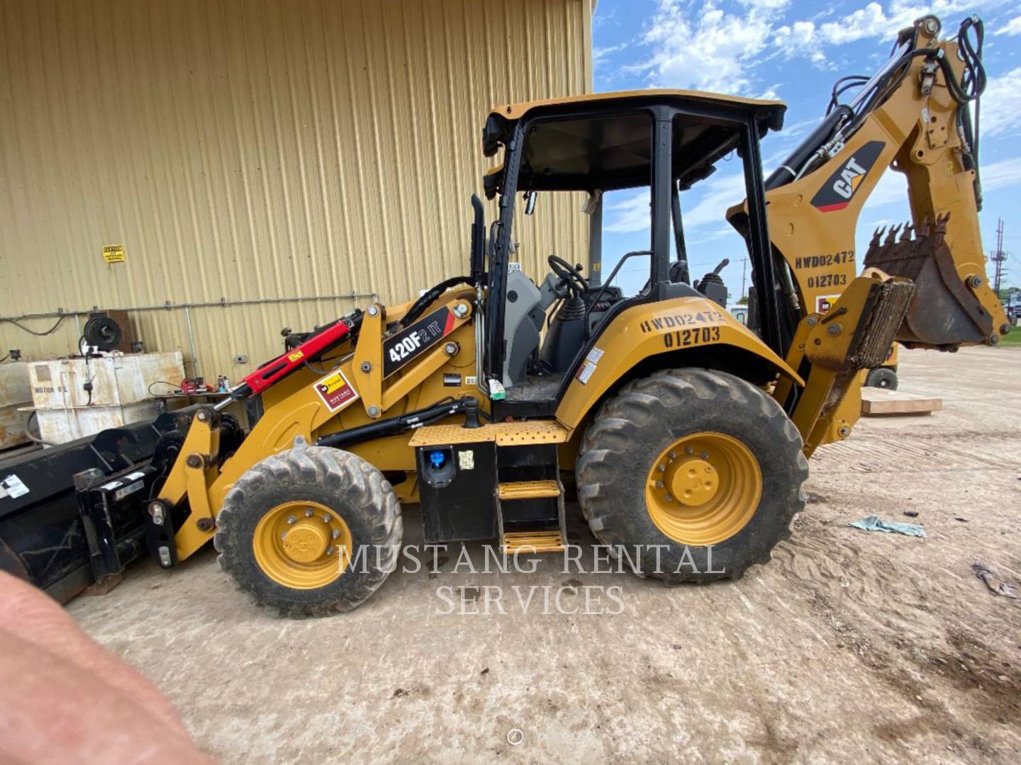 2018 Caterpillar 420IT4WDE Tractor Loader Backhoe