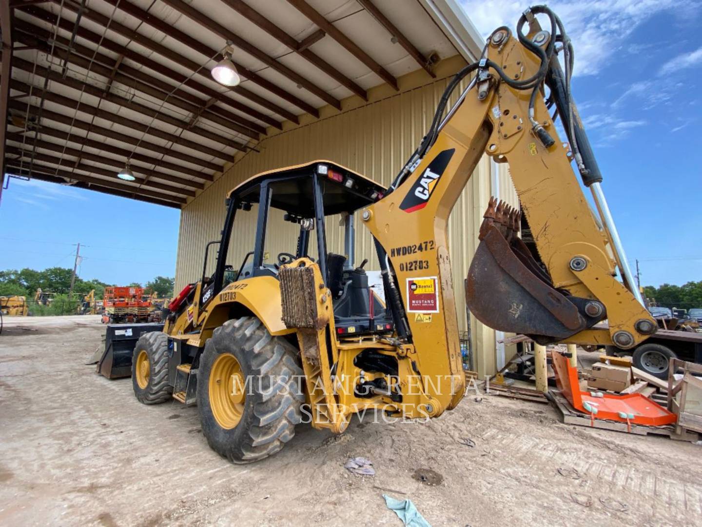 2018 Caterpillar 420IT4WDE Tractor Loader Backhoe