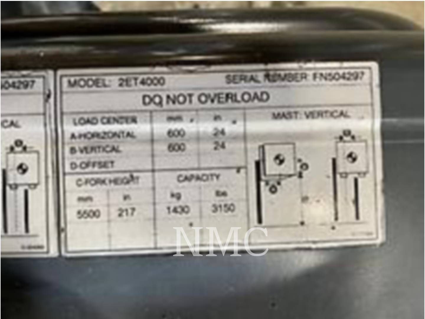 2015 Caterpillar 2ET4000_MC Forklift