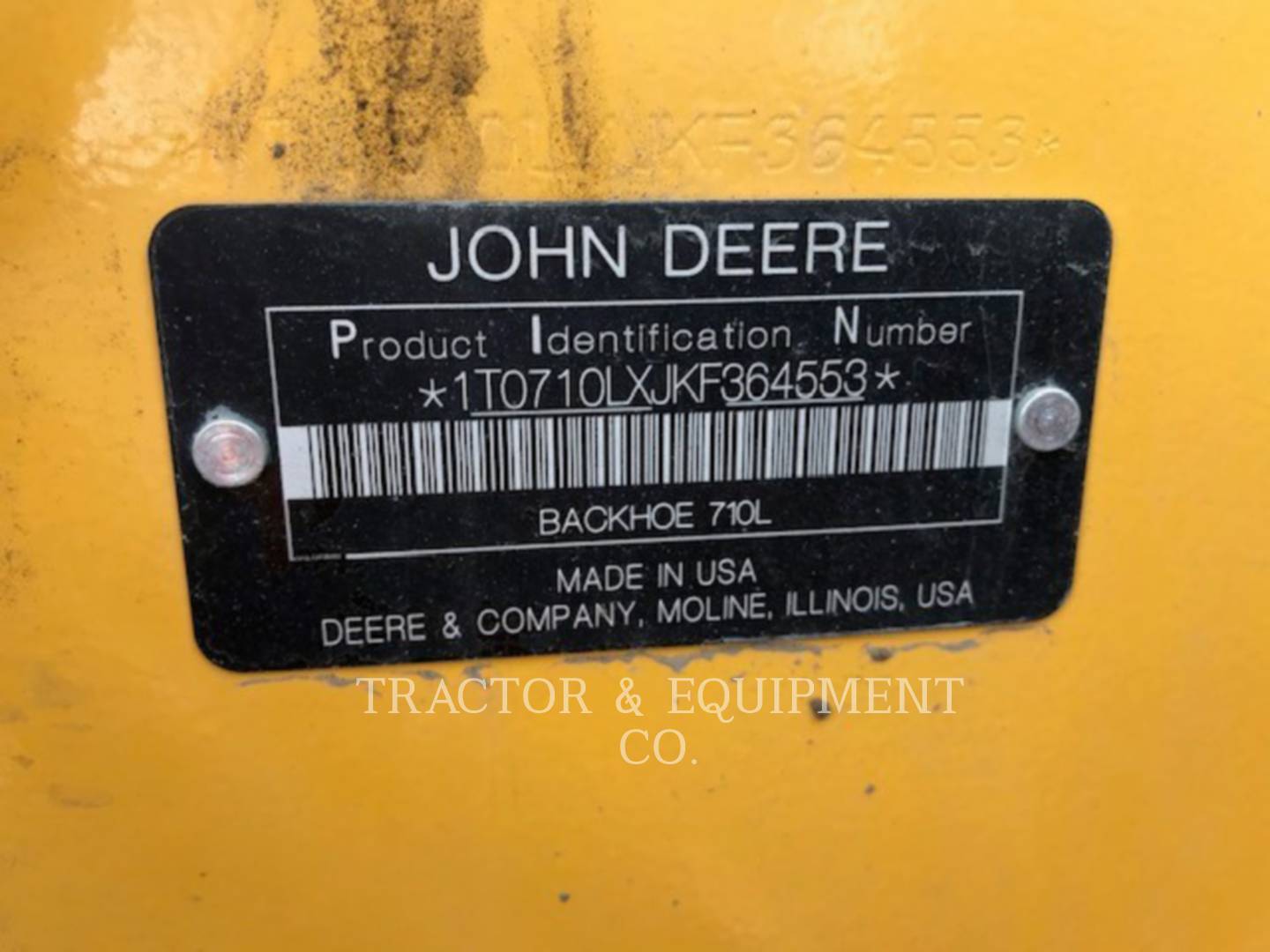 2019 John Deere 710 Tractor Loader Backhoe