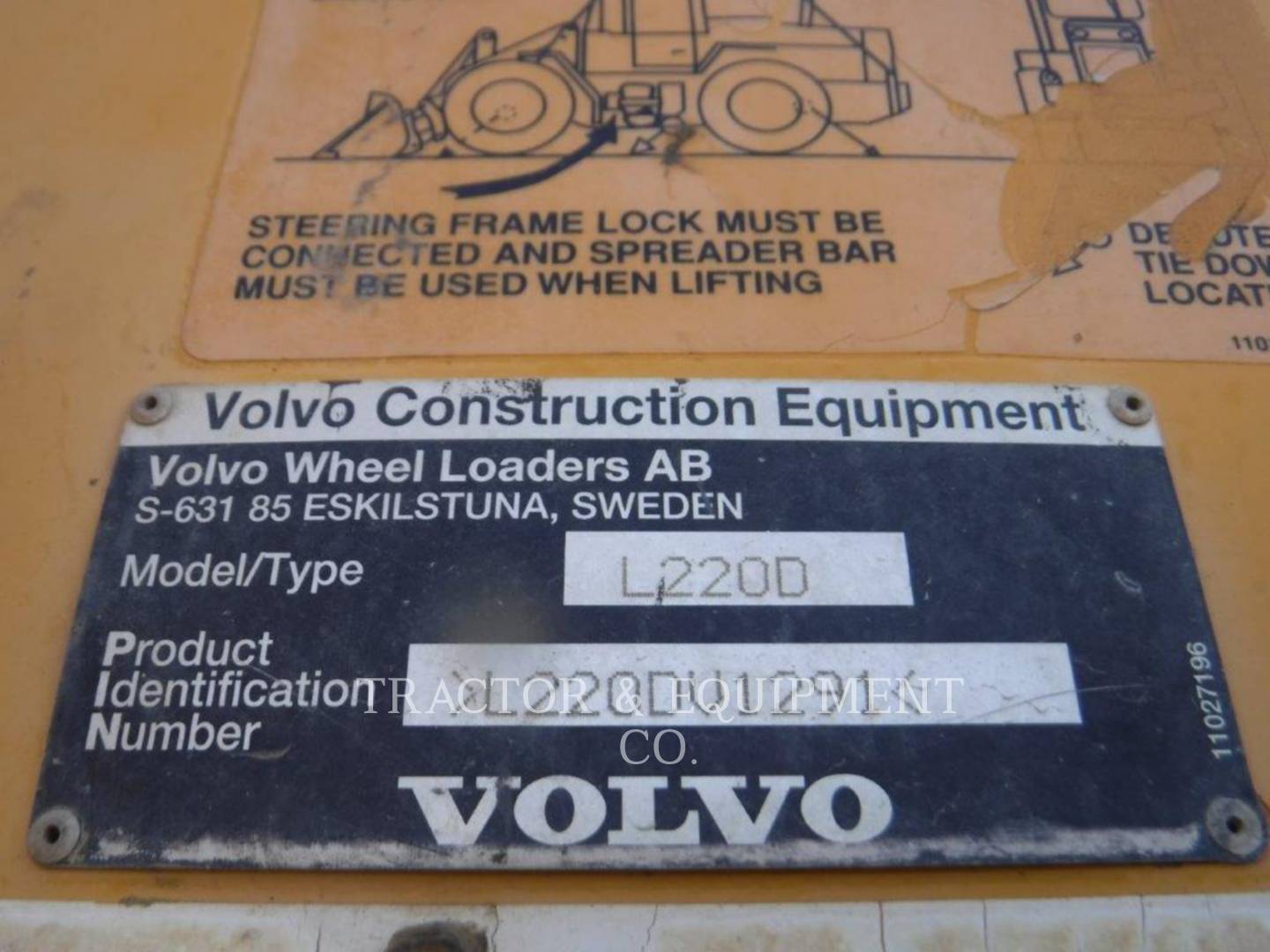 2000 Volvo L220D Wheel Loader