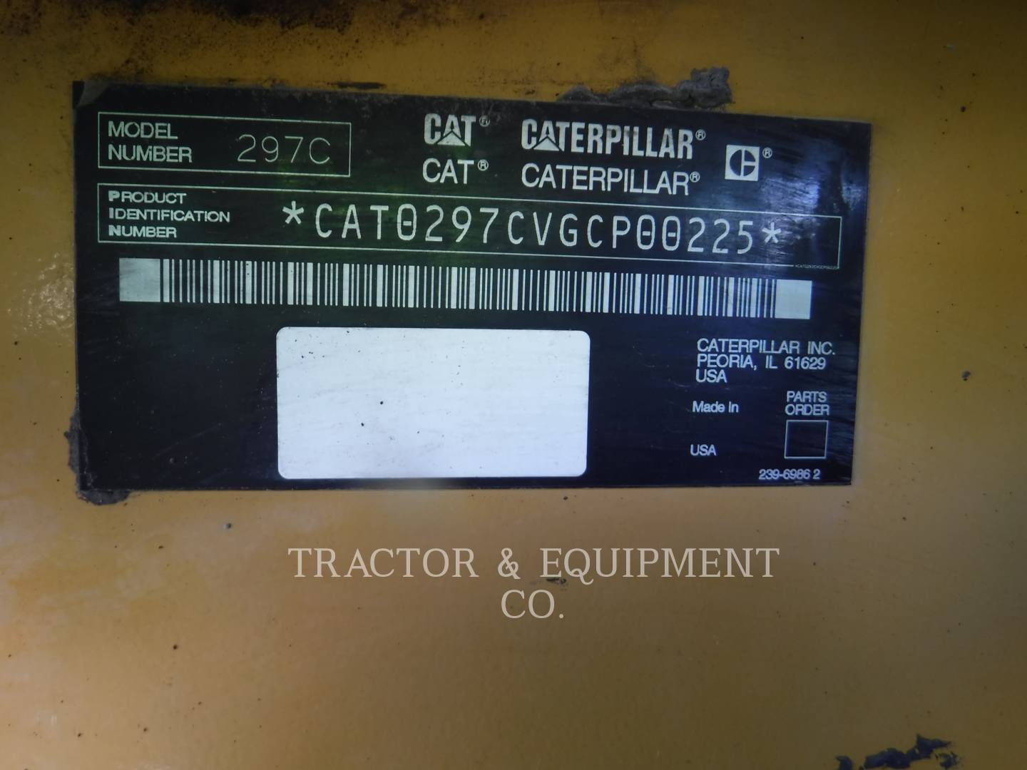 2007 Caterpillar 297C Skid Steer Loader