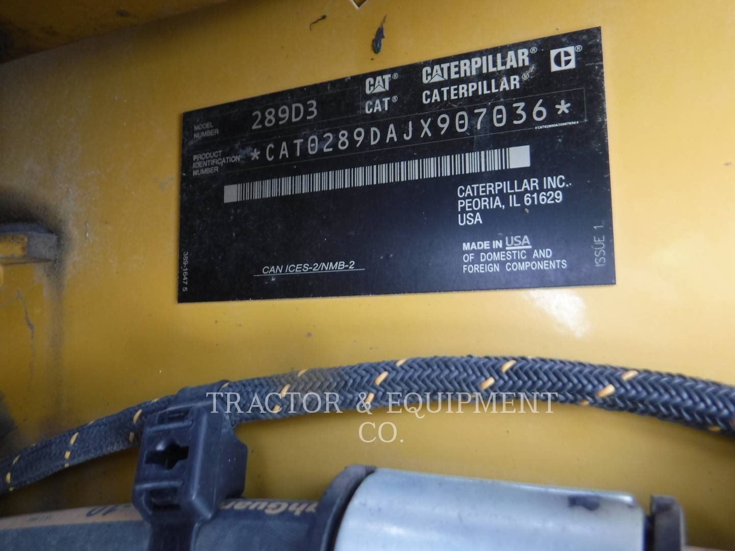 2021 Caterpillar 289D3 H2CB Skid Steer Loader