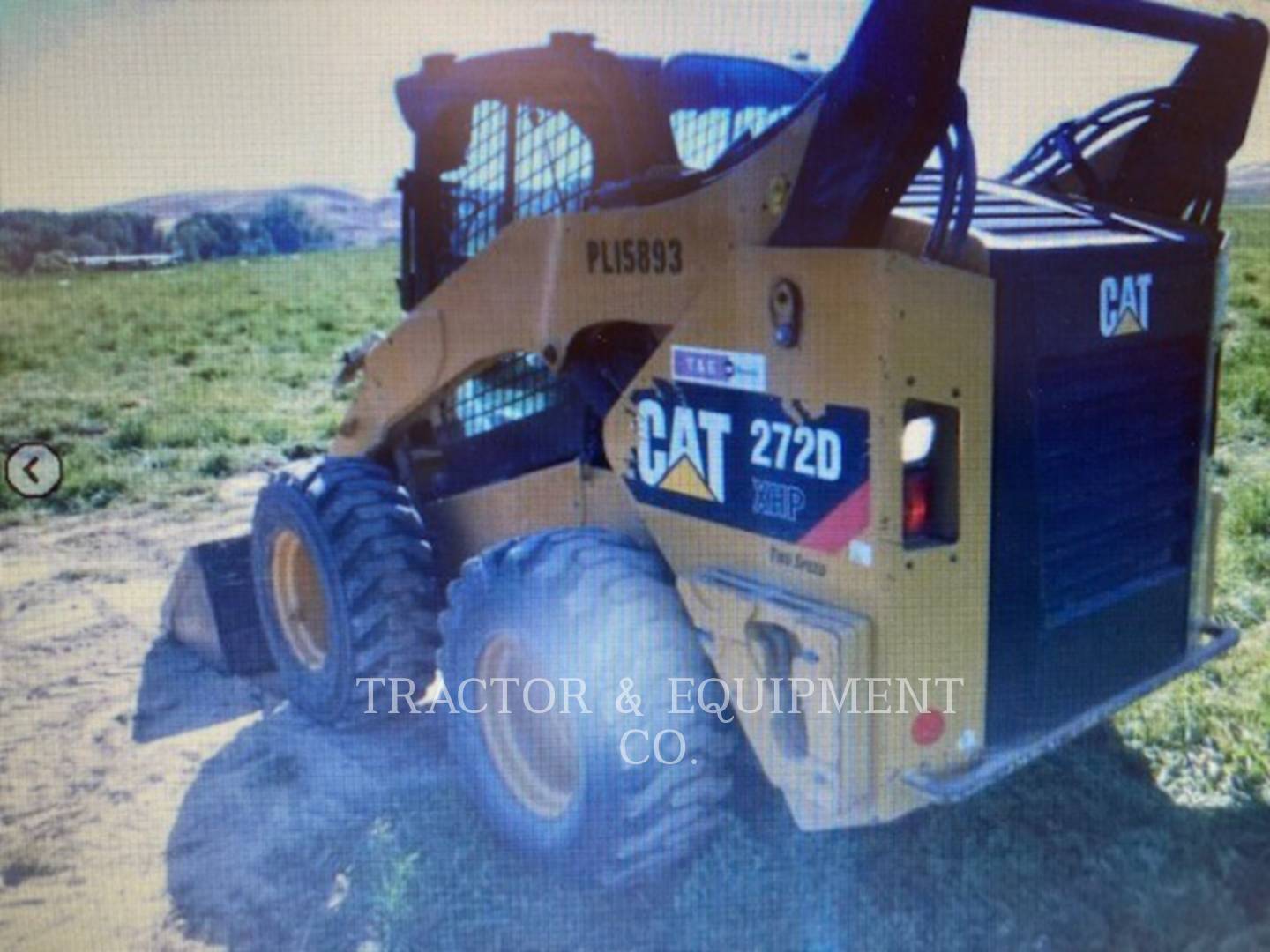 2012 Caterpillar 272D XHPCB Skid Steer Loader